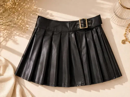 Falda cuerina